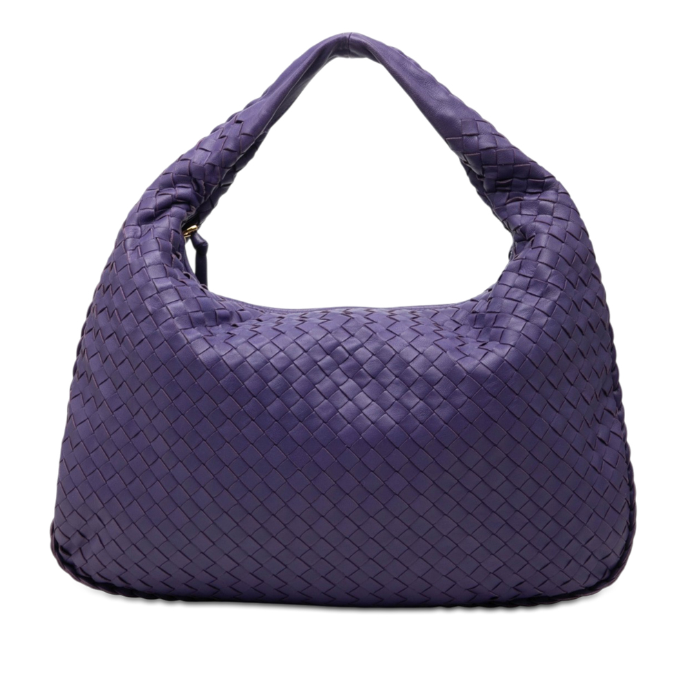 Pre-Loved Bottega Veneta Small Nappa Intrecciato Veneta Hobo